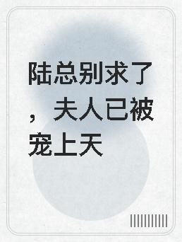 夫人已被宠上天未删节版